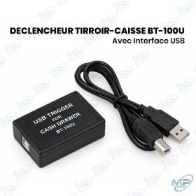 🖥️ Déclencheur Tiroir-Caisse BT-100U USB pour Système POS