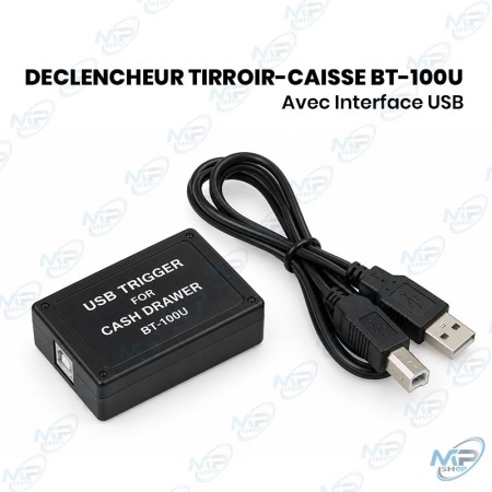 🖥️ Déclencheur Tiroir-Caisse BT-100U USB pour Système POS