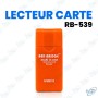 📱 Lecteur de carte mémoire USB 2.0 Red Bridge RB-539 – Adaptateur de carte mémoire pour PC