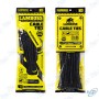 🧵 Serre-câbles LAMBOSS Noir 5 × 250 mm – 100 pièces