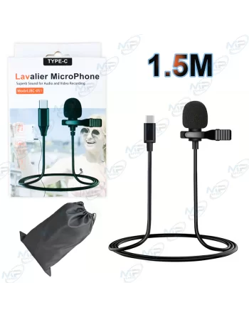 🎤Micro Cravate Lavalier Pro 1.5M | USB Type-C | Son Pur pour Android & PC
