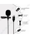 🎤Micro Cravate Lavalier Pro 1.5M | USB Type-C | Son Pur pour Android & PC