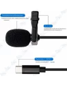 🎤Micro Cravate Lavalier Pro 1.5M | USB Type-C | Son Pur pour Android & PC