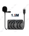 🎤Micro Cravate Lavalier Pro 1.5M | USB Type-C | Son Pur pour Android & PC