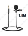 🎙️Micro Cravate Lavalier Pro 1.5M | Jack 3.5mm | Enregistrement Audio Vidéo