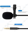 🎙️Micro Cravate Lavalier Pro 1.5M | Jack 3.5mm | Enregistrement Audio Vidéo