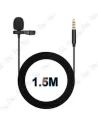 🎙️Micro Cravate Lavalier Pro 1.5M | Jack 3.5mm | Enregistrement Audio Vidéo