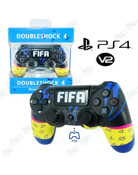 🎮Manette PS4 V2 Sans Fil Design FIFA | Double Shock & Précision Tactile