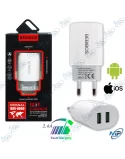 ⚡BEBIBOS – Chargeur Rapide Dual-USB (2.4A) Compact + Câble Android