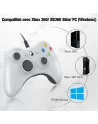🕹️Manette Filaire Xbox 360 et PC | Vibrations, Confort et 4 Couleurs