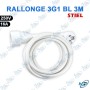 🔌  Rallonge Électrique STIEL 3G1 3 Mètres – 16A / 250V avec Prise et Fiche Mâle
