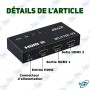 🔌 Splitter HDMI 1 Entrée 2 Sorties 4Kx2K – Répartiteur HDMI Full HD 1080p et 3D