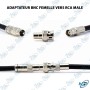 🔌 Adaptateur BNC Femelle vers RCA Mâle – Connecteur Vidéo pour Caméras de Surveillance et Équipements CCTV