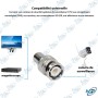 🔌 Adaptateur BNC Femelle vers RCA Mâle – Connecteur Vidéo pour Caméras de Surveillance et Équipements CCTV