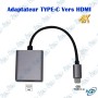 🔌 Adaptateur USB Type-C vers HDMI 4K – Convertisseur USB-C vers HDMI pour PC, MacBook et Smartphone