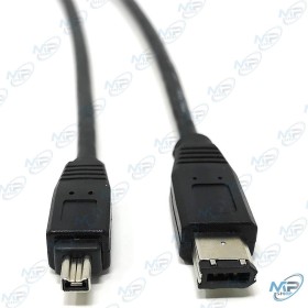 🔌 Câble Adaptateur FireWire 4 Broches vers 6 Broches – Connexion Caméra DV et Périphériques Vidéo