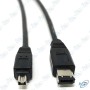 🔌 Câble Adaptateur FireWire 4 Broches vers 6 Broches – Connexion Caméra DV et Périphériques Vidéo