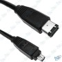 🔌 Câble Adaptateur FireWire 4 Broches vers 6 Broches – Connexion Caméra DV et Périphériques Vidéo