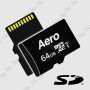 💾 Carte Mémoire Micro SDXC 64GB Aero + Adaptateur SD – Haute Vitesse Classe 10