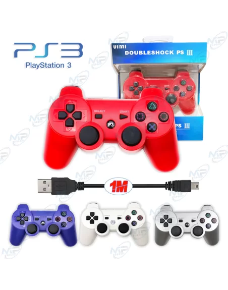 🎮Manette Sans Fil PS3 Double Shock | Capteur 6-Axes et Batterie Lithium