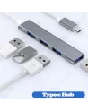 HUB TYPE C AVEC 4 PORT USB 3.0