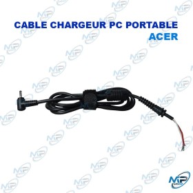 🔌 Câble Chargeur PC Portable Acer – Connecteur d'Alimentation DC pour Ordinateur Portable