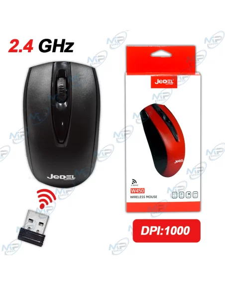 🖱️Souris Sans Fil Jedel W450 - Précision 1000 DPI, Plug & Play