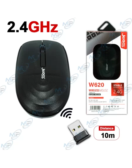 🖱️Souris Silencieuse JeodEl W620 - 2.4 GHz, 1600 DPI Max 4m