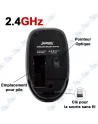 🖱️Souris Silencieuse JeodEl W620 - 2.4 GHz, 1600 DPI Max 4m