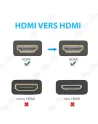 CABLE HDMI 5 M COULEUR JAUNE DEVIS