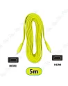 CABLE HDMI 5 M COULEUR JAUNE DEVIS