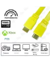 CABLE HDMI 5 M COULEUR JAUNE DEVIS