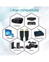 🔌Câble HDMI Haute Vitesse 20m – Ultra HD 1080p / 4K – Compatible PC, TV, Projecteurs, Consoles & Caméras