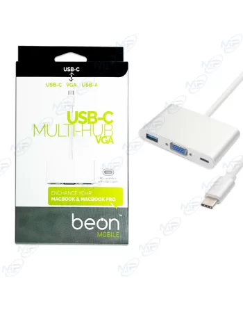 📺Adaptateur USB-C 3-en-1 : VGA, USB 3.0 et USB-C PD pour MacBook & PC