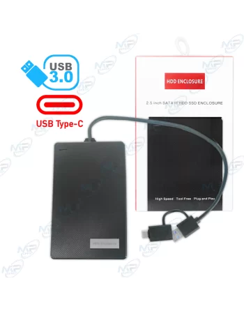 🛠️Boîtier Externe Disque Dur/SSD 2.5" SATA III USB 3.0 Type-C | Transfert Rapide, Installation Sans Outil