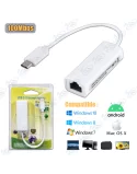 Carte réseau Type-C vers Ethernet RJ45