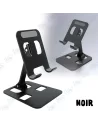 📱Support Téléphone Métal Pliable | Réglable & Stable | Aluminium Premium