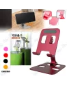📱Support Téléphone Métal Pliable | Réglable & Stable | Aluminium Premium