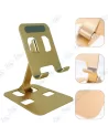 📱Support Téléphone Métal Pliable | Réglable & Stable | Aluminium Premium