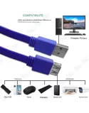 RALLONGE PLAT USB MÂLE FEMELLE 1.5 M