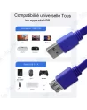 RALLONGE PLAT USB MÂLE FEMELLE 1.5 M