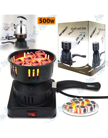 🔥Foyer Électrique Charbon Chicha 500W | Allumage Ultra-Rapide 3 Minutes