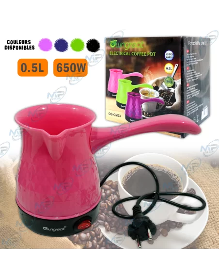 ⚡Cafetière Électrique Turque / Grecque 650W - Rapide & Compacte