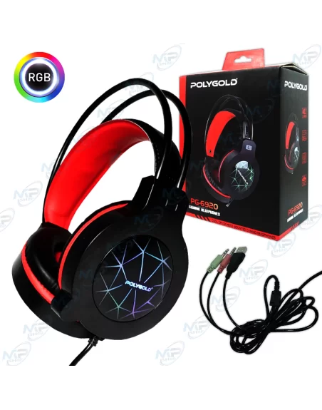 CASQUE PC flexible  gamer STEREO LED