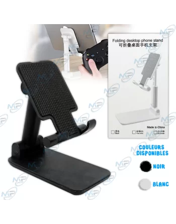📱Support Téléphone Pliable et Portable | Ergonomique | Bureau & Voyage