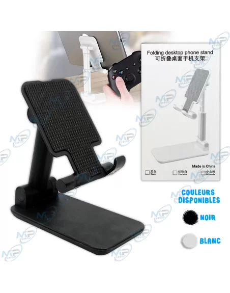 Support de téléphone de bureau réglable et pliable