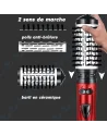 💨 Brosse Air Chaud Rotative 1200W - Séchage & Coiffage Pro Facile