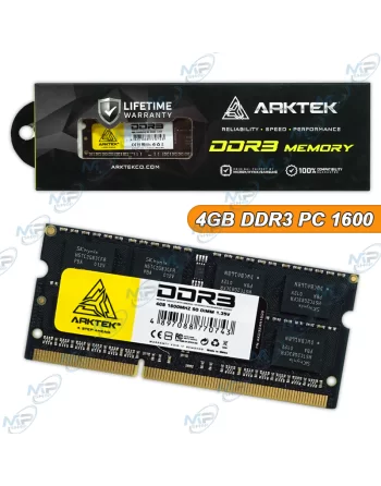 Barrette Mémoire Arktek 4GB DDR3 1600MHZ Pc Portable