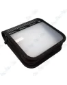⚫Sacoche 24 CD/DVD Traxdata Compacte – Étui Zippé Anti-Choc et Transport