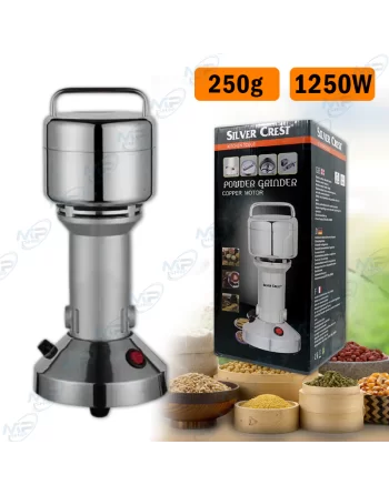 🌿Broyeur Électrique Silver Crest 1250W | 250g, Grains, Épices et Café